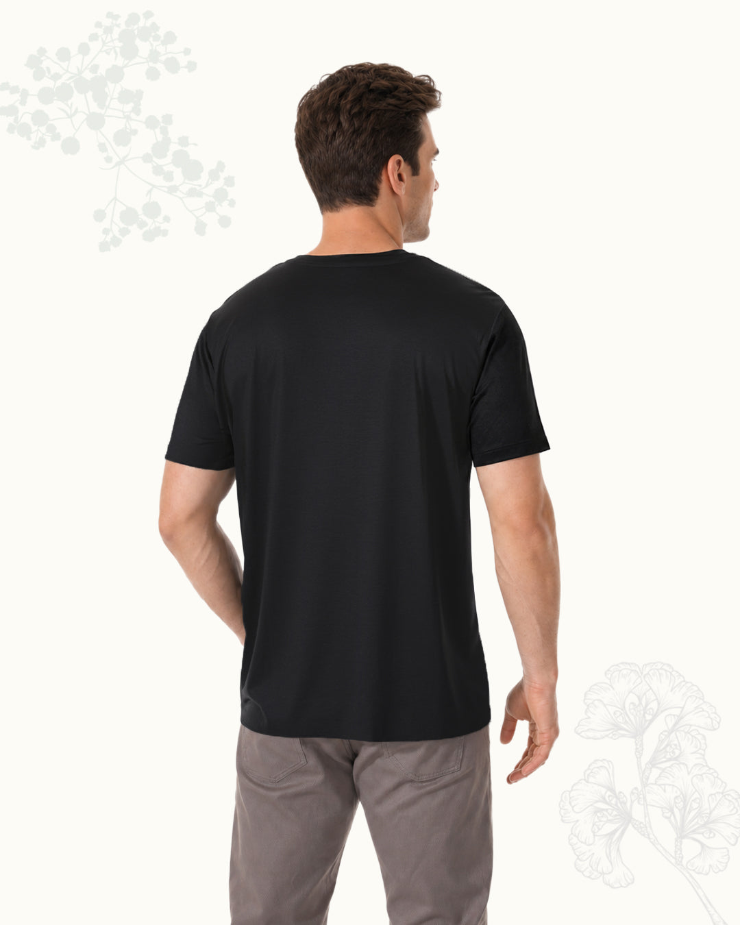 Men's Washable Silk Jersey T-Shirt