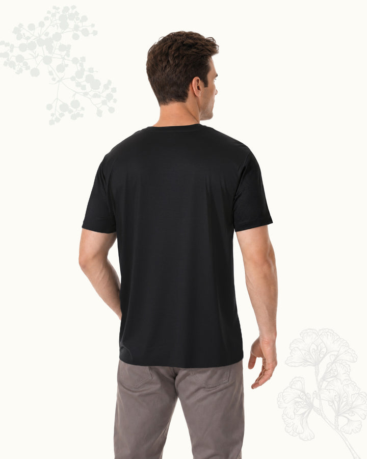 Men's Washable Silk Jersey T-Shirt