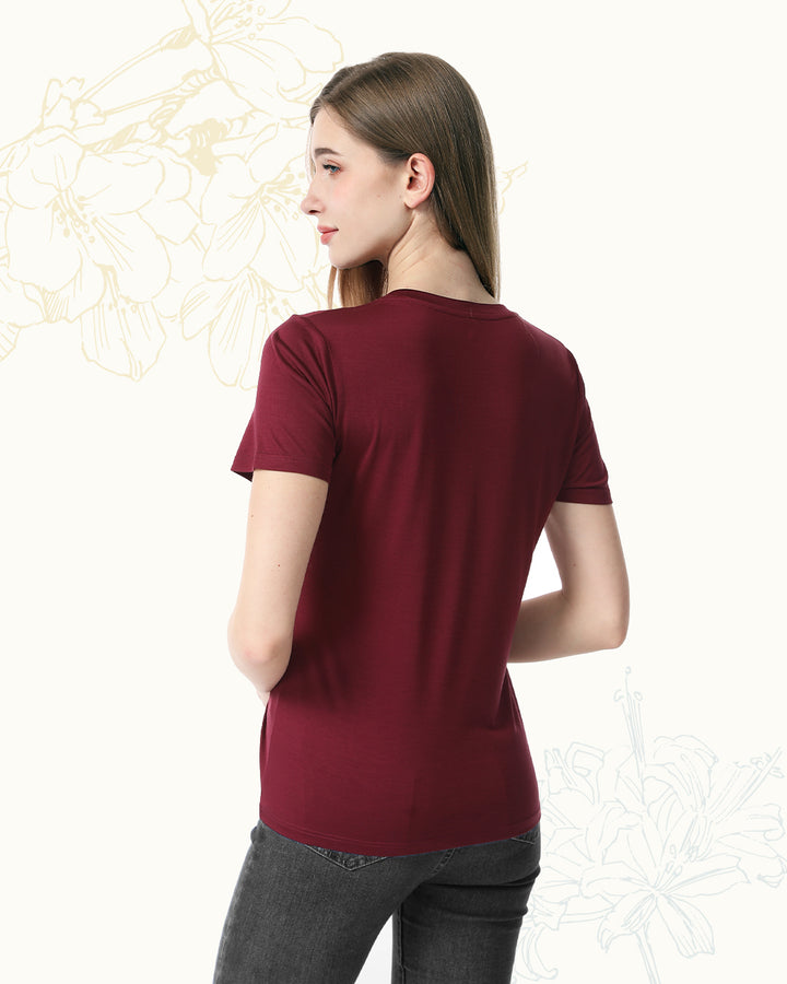 Washable Silk Jersey T-Shirt